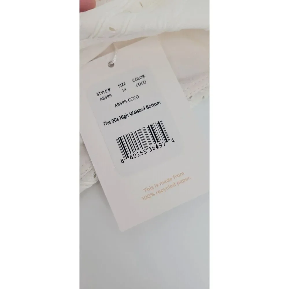 NWT Andie Swim The 90's High Waisted Bottom Size Medium
